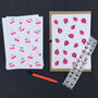 Writing Paper Set Cherry And Ladybird Design, thumbnail 2 of 2