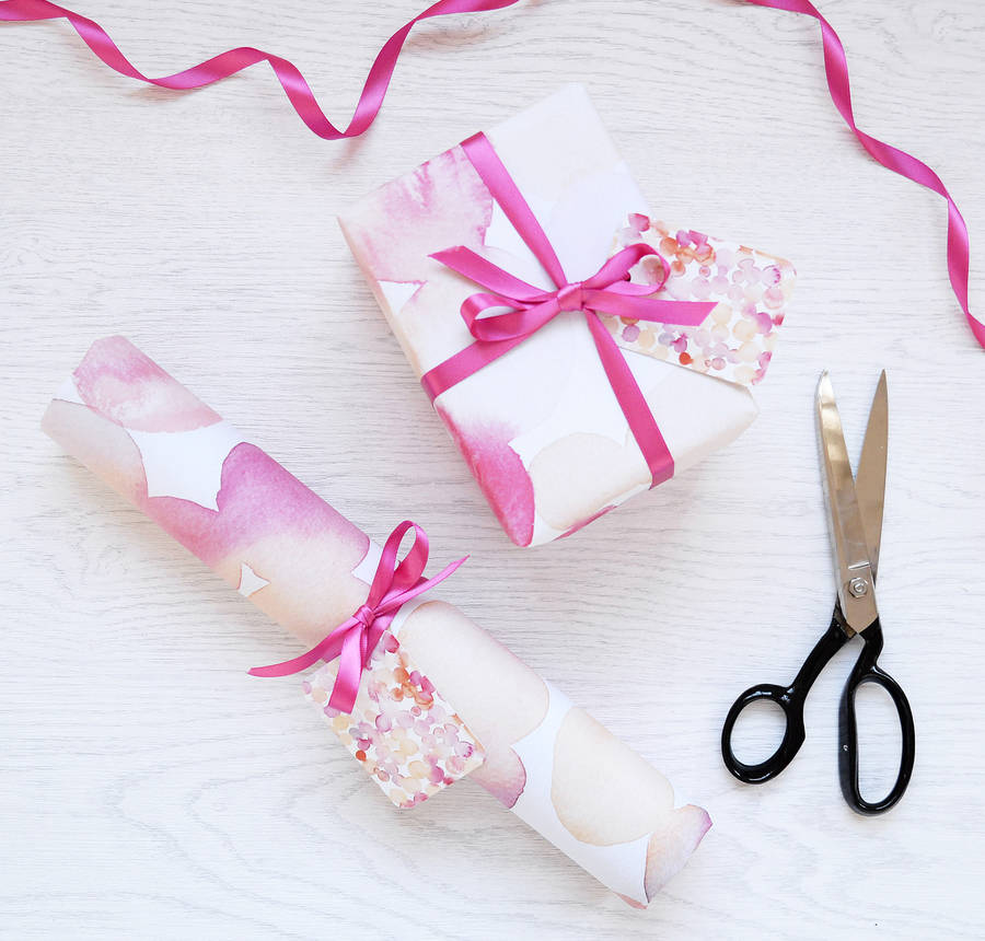 Petri Dish Watercolour Gift Wrap Set By Newton and the Apple