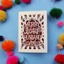 Papercut Husband Christmas Card, thumbnail 3 of 6