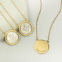 Personalised 80th Birthday Gold Tone Sixpence Necklace, thumbnail 5 of 9