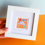 Best Teacher Personalised Mini Art Print, thumbnail 1 of 10