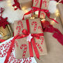Candy Cane Christmas Gift Stickers, thumbnail 1 of 9