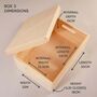 Personalised Twin Baby Keepsake Box, thumbnail 9 of 12