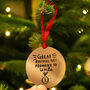 Brothers Get Promoted To Uncle Christmas Decoration Bauble, thumbnail 1 of 6