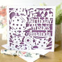 Personalised Afternoon Tea Birthday Card, thumbnail 1 of 3