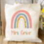 Rainbow Star Teacher Tote Bag, thumbnail 3 of 3