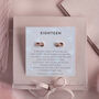 18th Birthday Earring Studs, thumbnail 2 of 5