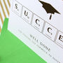 Chemistry Symbol Graduation Success Card, thumbnail 3 of 3