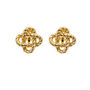 Textured Link Clip On Earrings, thumbnail 1 of 5