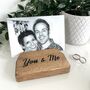 Personalised Carved Wooden Photo Holder, thumbnail 2 of 12