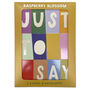 Colourful Typographic Blank Card Set, thumbnail 2 of 4
