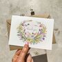 Spring Flowers Thank You Cards And Envelopes, thumbnail 4 of 9