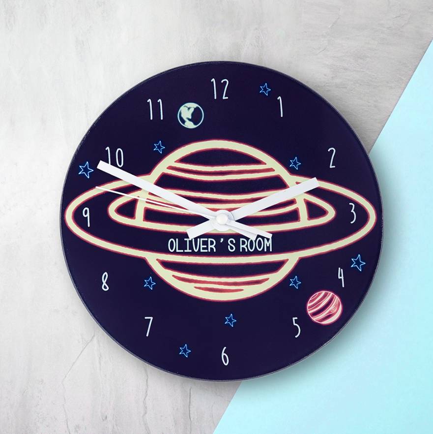 Personalised 'Planet' Wall Clock, 1 of 2