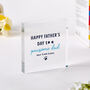 Dog Dad Father’s Day Acrylic Plaque Gift, thumbnail 3 of 5