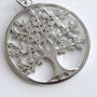 Tree Of Life Charm Necklace 925 Sterling Silver With Zircon Happy Mothers Day Gift, thumbnail 2 of 7