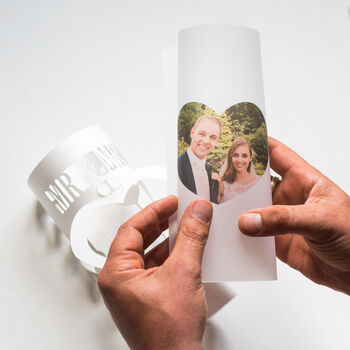 1st Anniversary Gift Paper Photo Lantern, 4 of 9