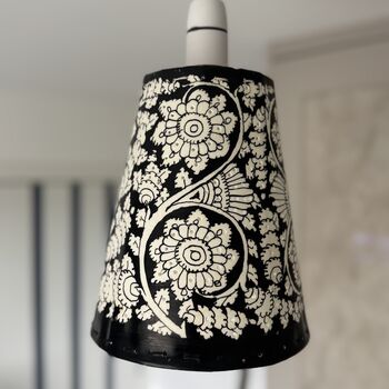 Hanging Leather Lampshade Tholu Bommalata, 5 of 8
