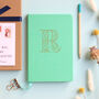 Decorative Initial Personalised Luxury Notebook, thumbnail 1 of 12