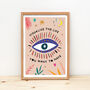 'Visualise The Life You Want To Have' Quote Art Print, thumbnail 1 of 3
