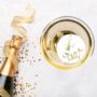Personalised Champagne Design Edible Drink Topper, thumbnail 1 of 2