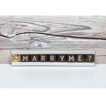 Personalised Romantic Message In Chocolate, 4 of 8