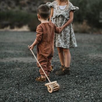 Wooden Lawn Mower Push Toy, 5 of 7