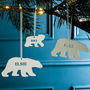 Personalised Polar Bear Christmas Decoration, thumbnail 1 of 11