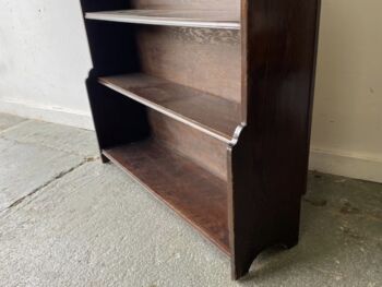 Antique Vintage Free Standing Oak Book Shelves, 12 of 12
