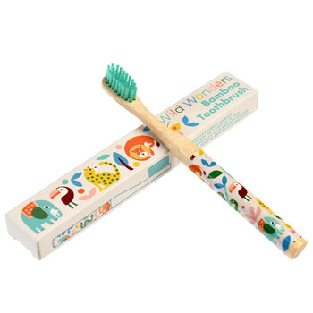 Children's Wild Wonders Bamboo Toothbrush, 3 of 4