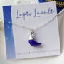 Lapis Lazuli Moon Pendant, thumbnail 3 of 11