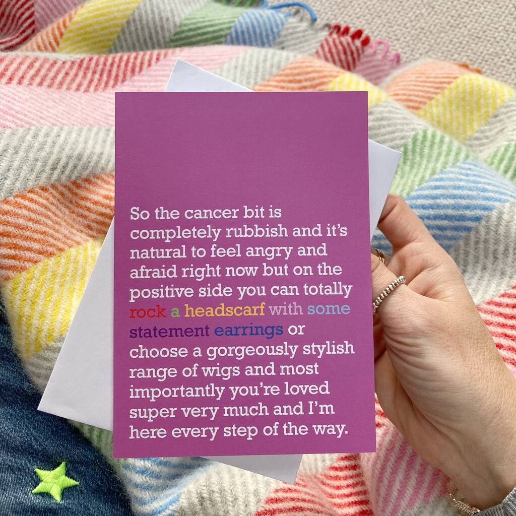 Rock A Headscarf: Cancer Card For Friend Or Loved One, 1 of 2