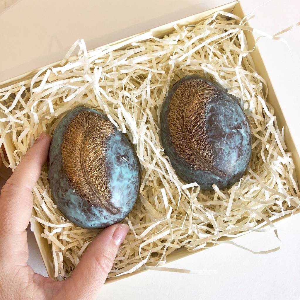 Mini Ostrich Chocolate Easter Eggs, 1 of 2