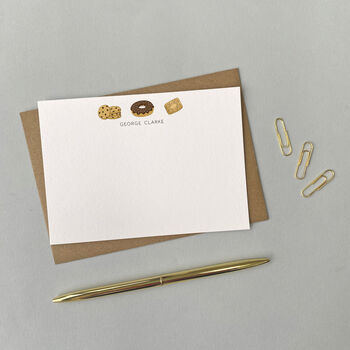 Cookies And Doughnut Correspondence Cards, 3 of 4