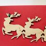 Reindeer Christmas Card And Decoration, thumbnail 5 of 5