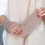Cosy Knit Plain Colour Fingerless Gloves, thumbnail 5 of 12