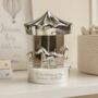 Personalised Silver Plated Carousel Money Box, thumbnail 1 of 5
