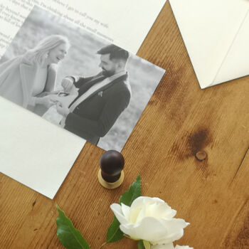 A Letter To My Husband On Our Wedding Day Personalised Keepsake, 9 of 10