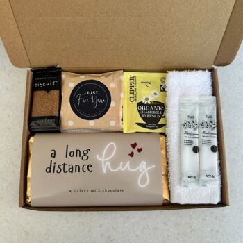 Long Distance Hug Letterbox Gift | Sending You A Hug Chocolate Gift Box, 3 of 11