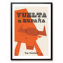 Vuelta A Espana, Grand Tour Cycling Poster, thumbnail 1 of 9