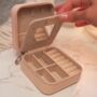 Portable Travel Jewellery Box With Mirror Detail, thumbnail 3 of 9