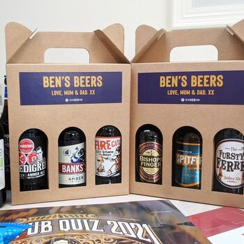 Personalised Beer Subscription With Gift And Music, 3 of 4