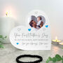 Personalised First Father's Day White Freestanding Heart, thumbnail 1 of 5