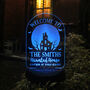 Personalised Haunted House Halloween Solar Light Sign, thumbnail 7 of 9