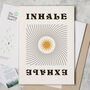 'Inhale, Exhale' Graphic Print, thumbnail 3 of 5