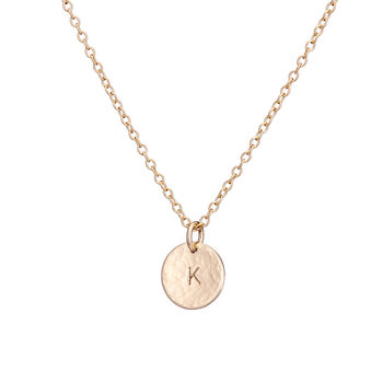 Medium Gold Plated Initial Necklace, 4 of 9