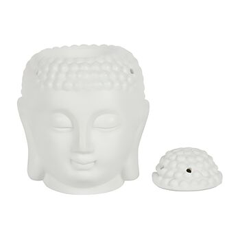 White Buddha Head Oil Burner, 6 of 6