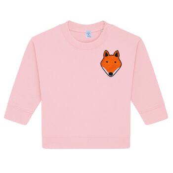 Babies Fox Organic Cotton Sweatshirt, 7 of 8
