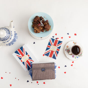 British Vegan Brownies Afternoon Tea For Two Gift Box, 8 of 9