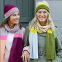 Luxury Beanie Hat In Wool And Cashmere In Multi Colours, thumbnail 1 of 5