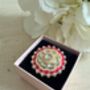 Pink Pearl Meenakari Gold Ring, thumbnail 6 of 6